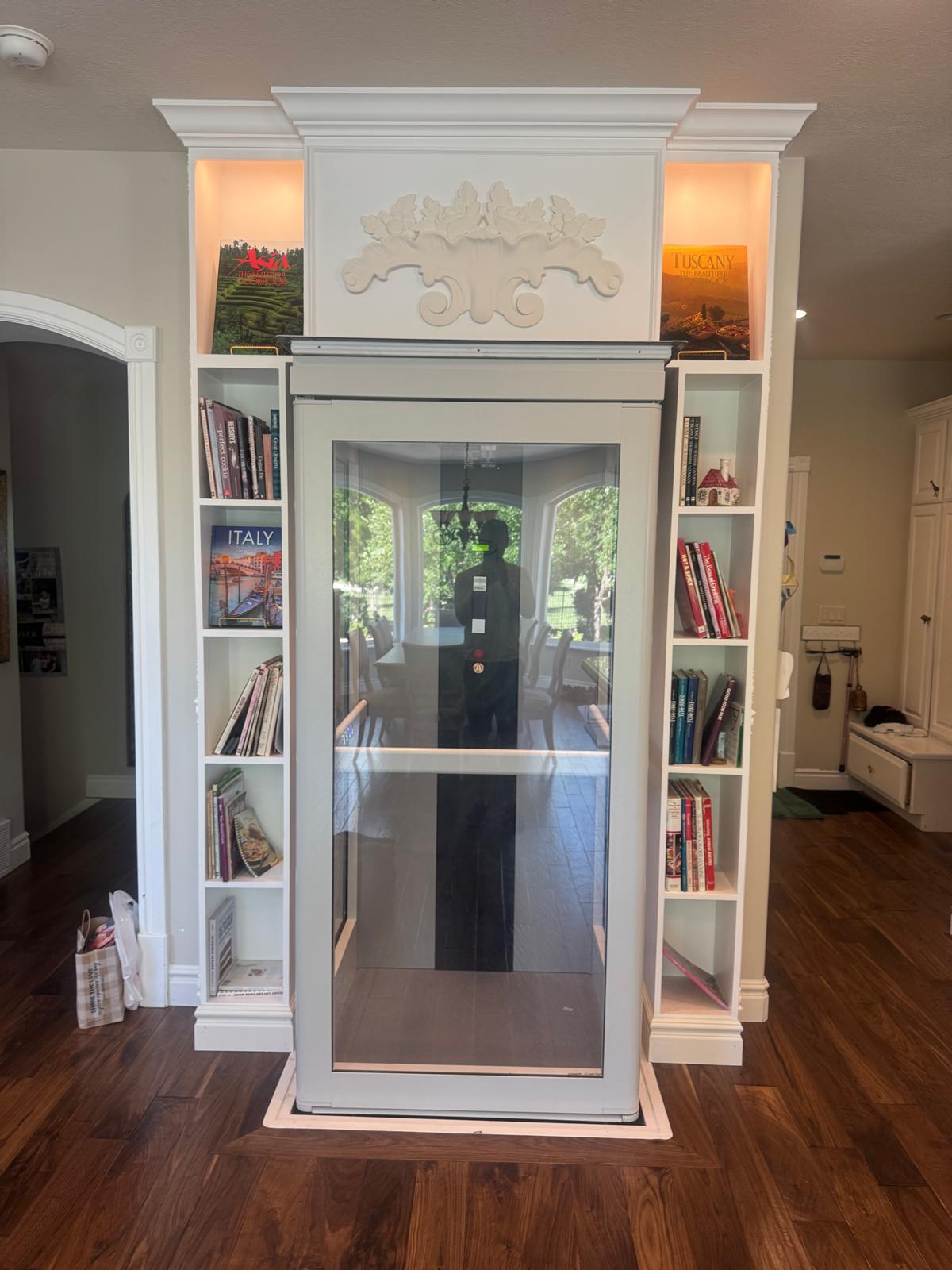 Recent home elevator installation by Western Stairlifts