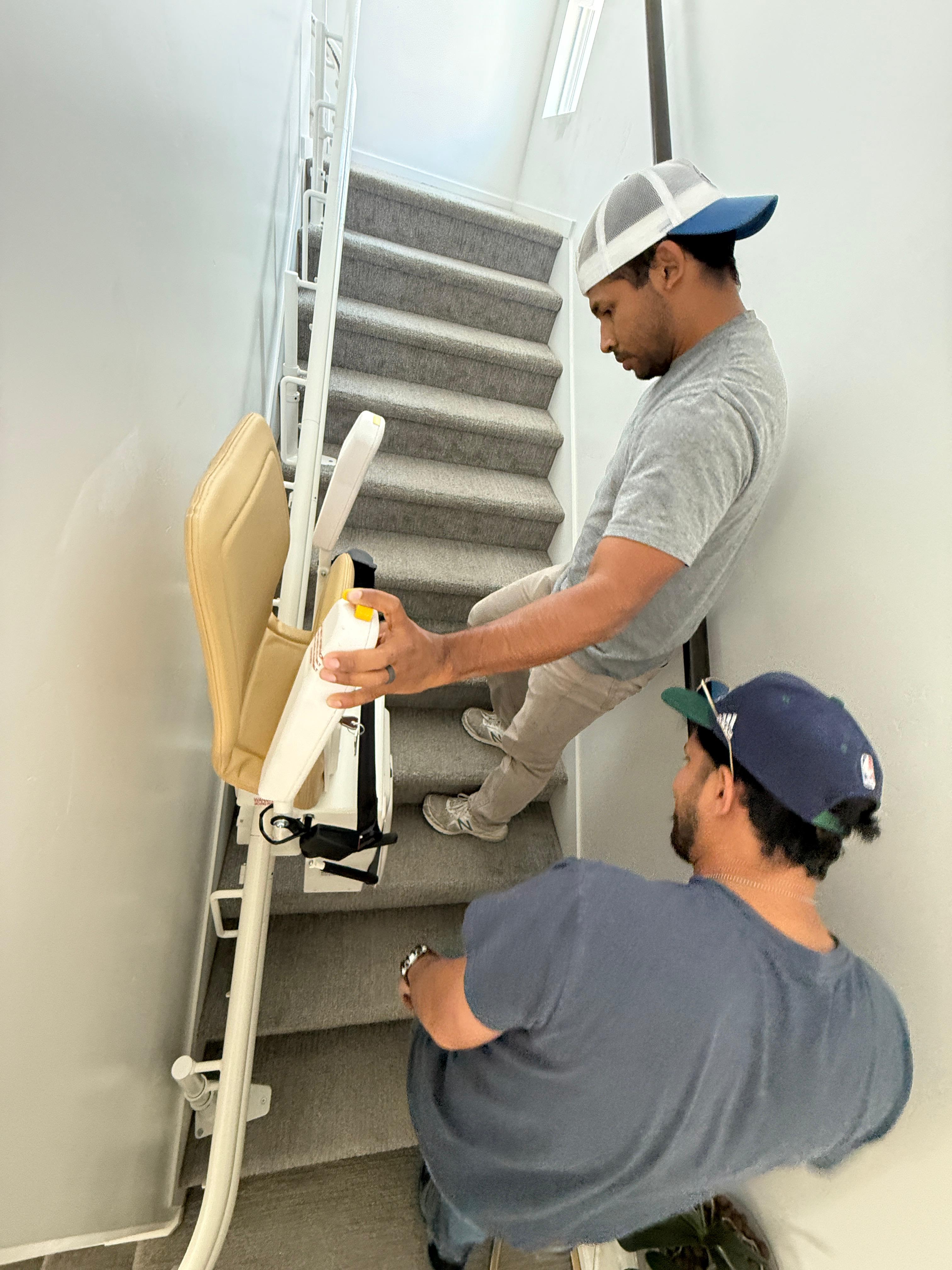 Western Stairlifts installation 2