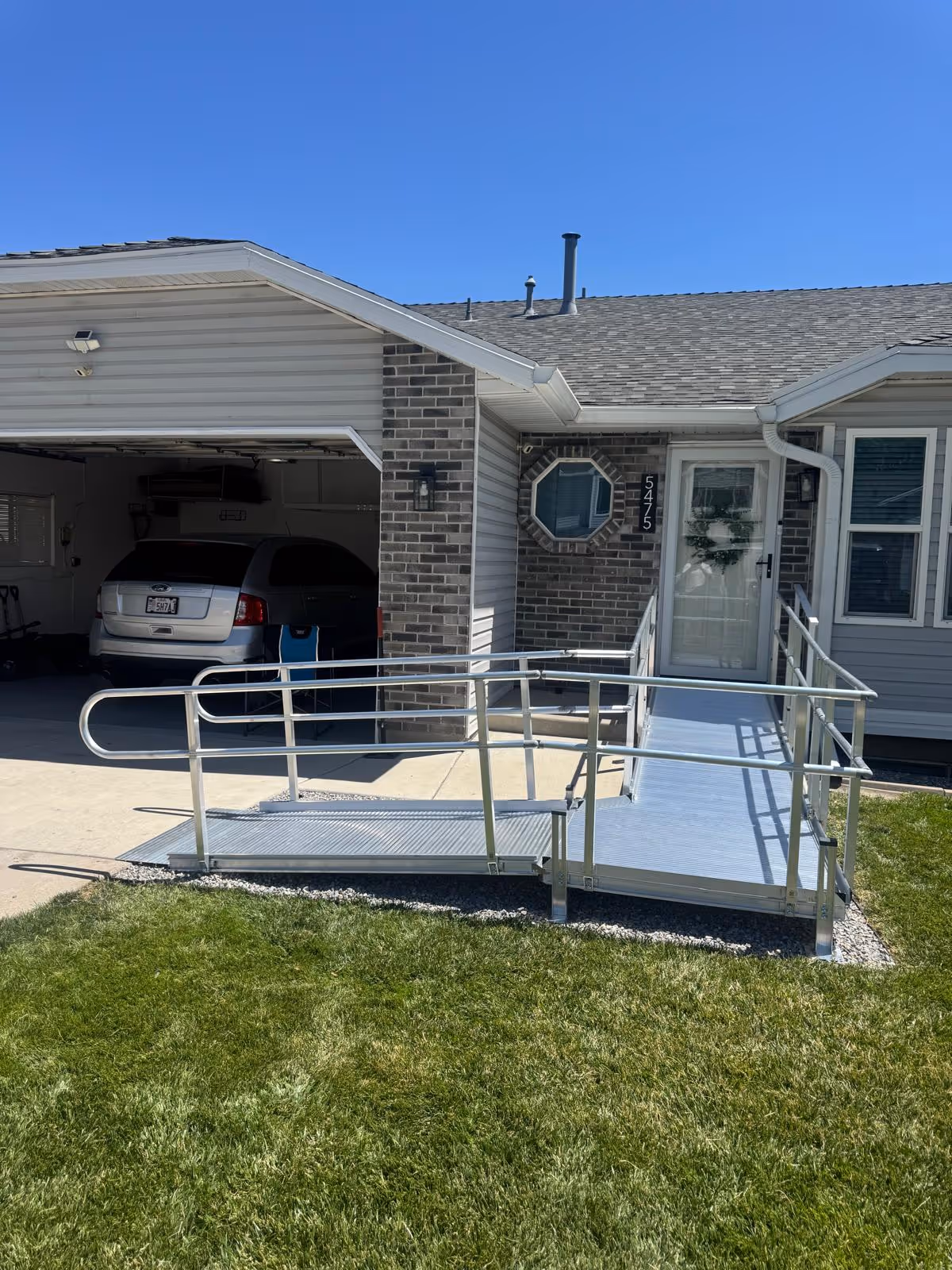 Modular ramp footings and base